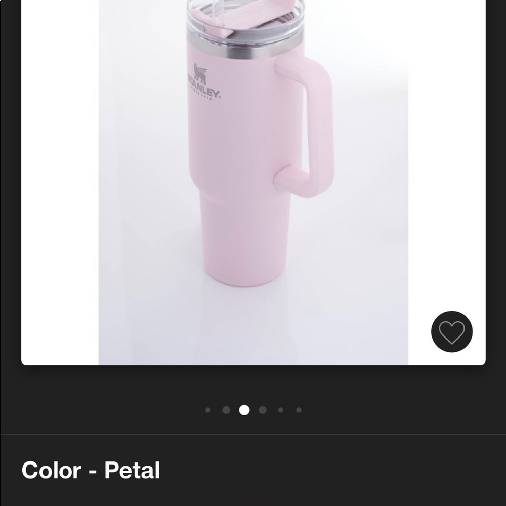 Stanley adventure quencher 40 oz petal pink. NWT
